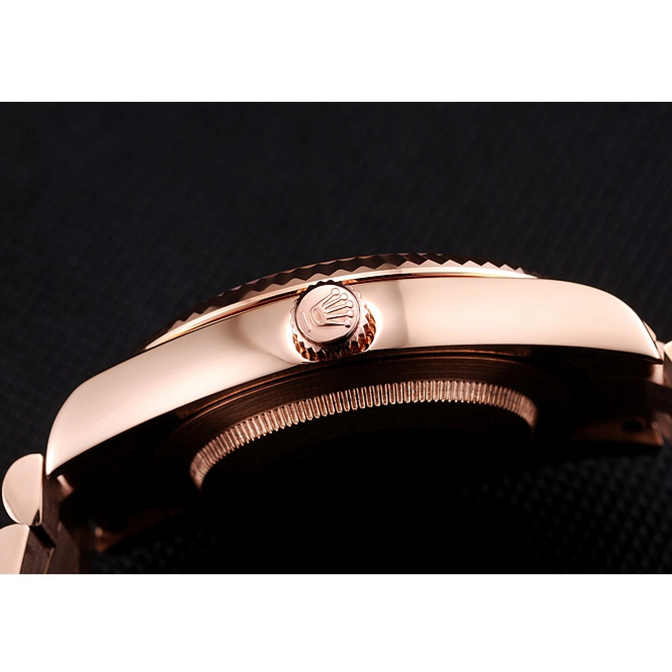 Best AAA Replica Sites Day Rolex Case Etched Gold Gold Rose Rose Date And Bracelet Swiss 40 Dial 0815